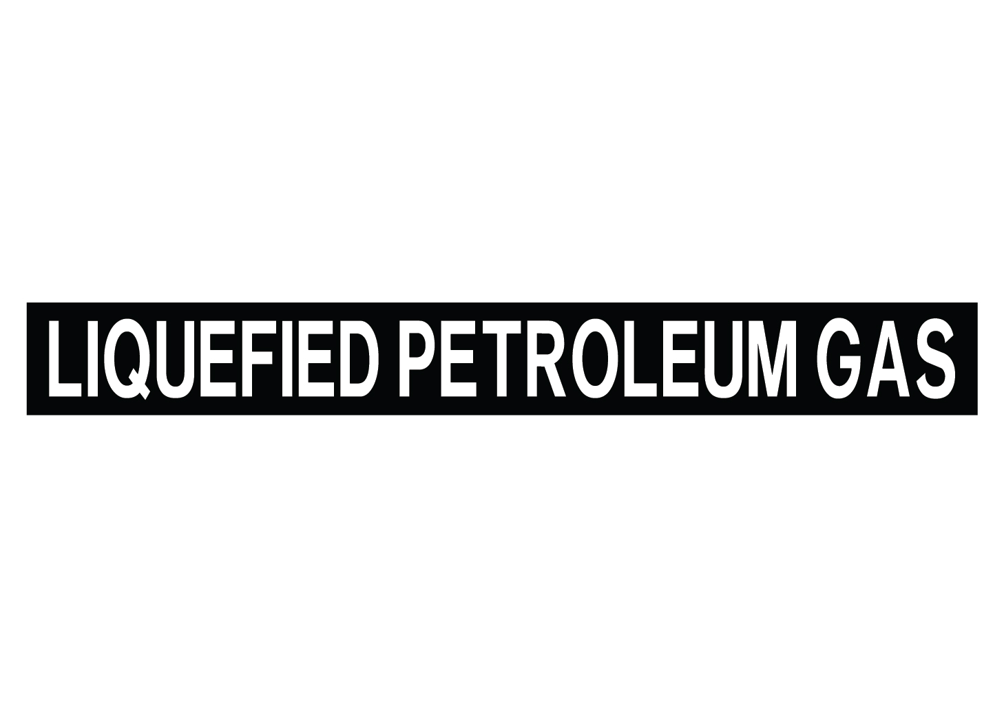 LIQUEFIED PETROLEUM GAS DECAL