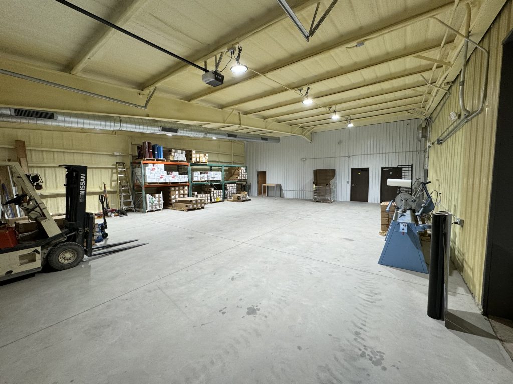 Completed vinyl warehouse