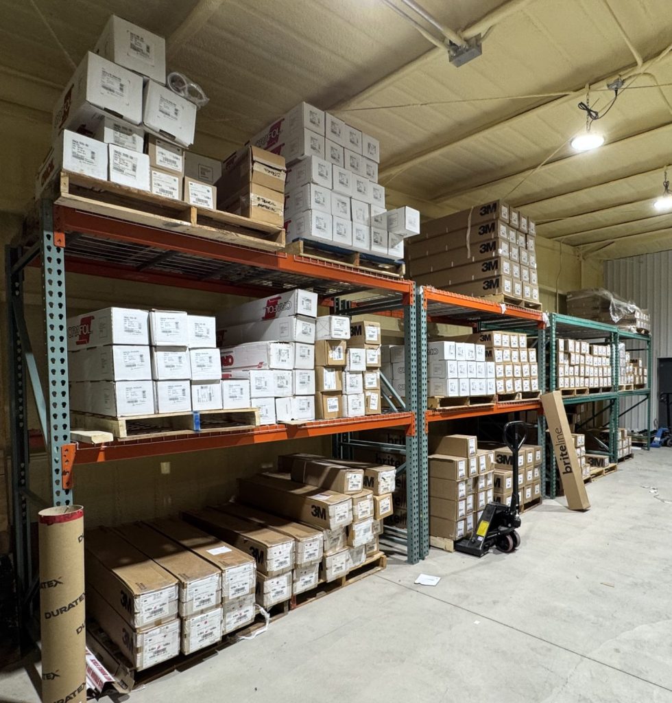 Trans-Tech's climate controlled warehouse
