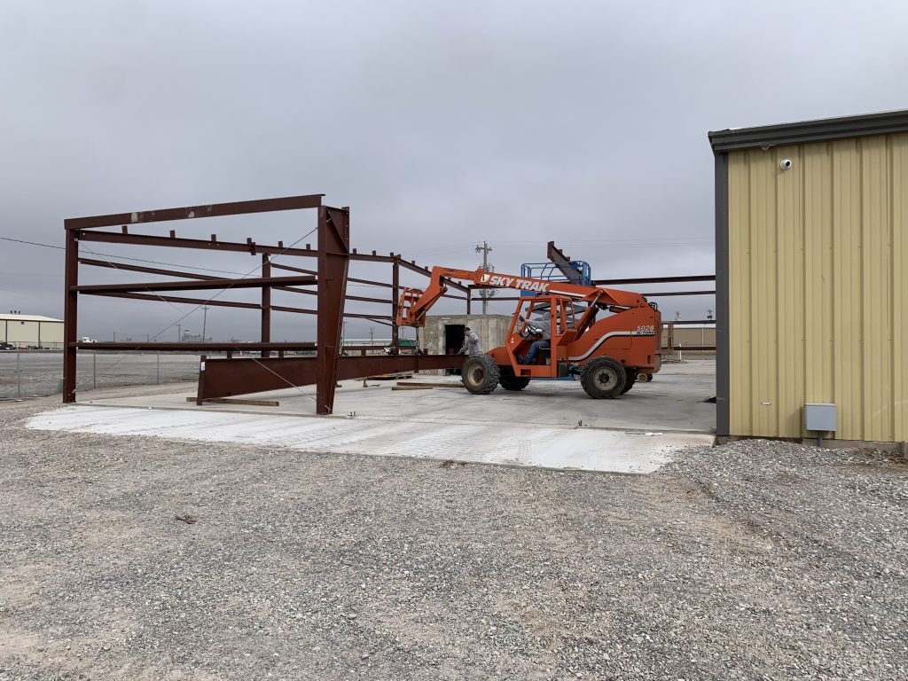 Building of the warehouse