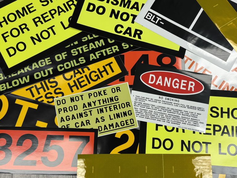 Decals Scattered
