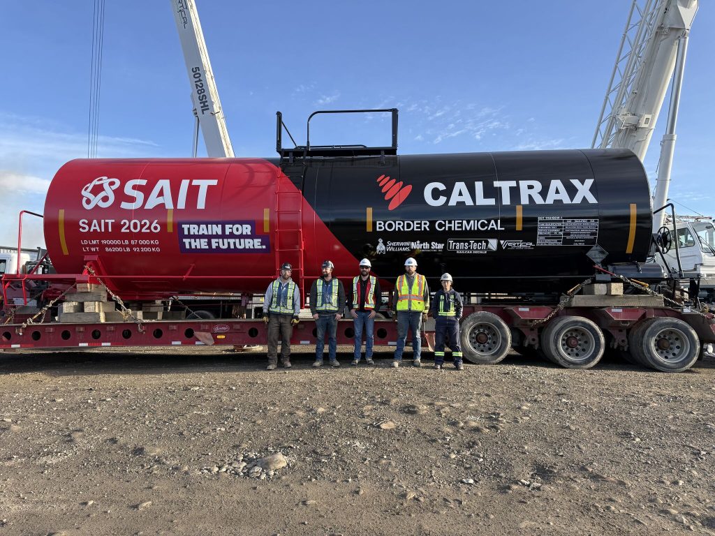 SAIT Railcar with Trainees
