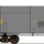 Silver tanker Railcar graphic