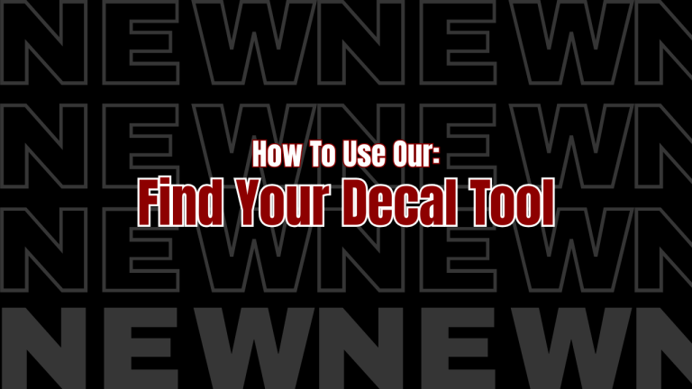 How to use Find Your Decal